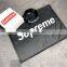 Red black Supre me Popular logo Pets Feeder Water Bowl Cat Bowl Sup