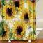 i@home waterproof flower print bath shower curtain plastic ring 100 % polyester 3d printed