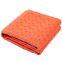 Eco-friendly non-slip gray yoga towel with silicone dot