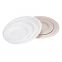 23cm 9 inch Eco friendly Sustainable Wholesale Shrinking Package Sugarcane Pulp Round Plates Biodegradable Bagasse Plates