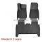For Tesla Model S X Floor Mat Waterproof TPE Car Mats  6/7 Seats Floor Mat Fit All-Weather Floor Carpet Cover Waterproof Durable