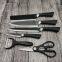 6pcs wave shaped non stick black color kitchen knife set,6 pieces wave pattern non stick cooking knife set,China 6pcs Wave Shaped Stainless Steel Sharp Kitchen Knife
