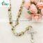 A&J Catholic amber rosary necklace