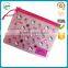 Top quality B4 A4 B5 A5 A6 transparent zipper file bag pvc mesh zipper document bag with best price