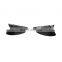 M style Carbon Fiber Rear Side View Mirror Cover for Volkswagen Golf 7 Mk7 7.5 13-19