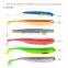 Luminous body Soft Bait 6 colors 15cm 15.9g T-tailed softworm Fishing Lure for trolling bait fishing spinning casting fishing