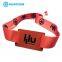 Music Manufacturer Custom HF bracelets RFID NFC Fabric Woven Wristbands