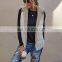 custom brand New Arrival Fashionable Autumn Long Sleeve Round Collar Lambswool Patchwork Wearable Both Sides Women Tank Coat