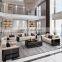 European style leather sofa villa high-end living room sofa set furniture