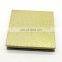 Clear PET window custom PU leather magnetic eyeshadow palette cosmetic packaging