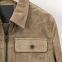 Men's fashion genuine pig suede  leather leisure jeans jacket