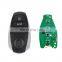 Keyless Go 3 Button 315 433 MHz PCF7953 Chip Car Smart Remote Key Fob For VW Touareg 2011 - 2014 Auto Car Key