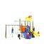 Preschool outdoor plastic slide playground swing set