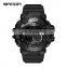SANDA 387 Trend big dial men silicone bracelet military sport watch digital waterproof