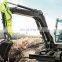 Zoomlion 6 Ton China Digger Micro Crawler Excavator 800Kg Mini Pelle ZE60E