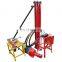 Portable anchor drill rig with twist drill pipe