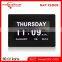 Hot sell High definition digital big screen digital calendar day clock for elder