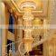 Glass Lighting Big Crystal Chandelier LED Lamp For Hotel Bedroom Hotel