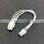 White 8pin Sleeved Pcie Splitter  Female to Dual 8P(6+2)pin Male Power Cable Express Adapter Power Cable
