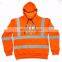 Sialwings Factory Made Custom Logo high visible safety hoodie for men hi vis work wear sweatshirt work jumper
