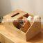 Bamboo Tissue Box Customized Unique Design High Quality Bamboo Storage Box