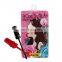 Custom plastic cosmetic packaging bag aluminum foil lip gloss suction nozzle bag