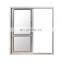 Aluminum alloy sliding doors seal the balcony and the kitchen