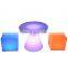 cocktail table lounge outdoor led bar furniture counter stool illuminated led cube chair lighting furniture