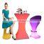 Moon Shape Bar Chair /Rechargeable Rgb Colors Glow Night Club Furniture Chair Illuminated Led Fancy Bar Furniture Sets