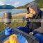 Wholesale Picnic Pot Korea Aluminum Open Fire Outdoor Kitchen Set Camping Portable Cookware