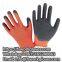 13Gauge Polyester Liner Crinkle Latex Dipped Work Gloves Safety Work Gloves