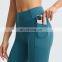 2022 New Summer Yoga Sports Biker Shorts With Side Pockets Women High Waist Workout Fitness Gym Clothing