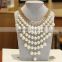 2015 New Trendy Luxury Fashion wild pearl tassel Necklace