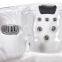 Jy8015 Outdoor 7 Person Acrylic Whirlpools Spa Hot Tube Outdoor With Base Bottom And Stair
