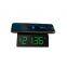 15W Fast Charging Stand with Smart LED Digital Clock Wireless Charger and Phone Holder Output Power 10W