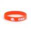 Hot Sale Silicone Wristband Imprinted Customizable Rubber Bracelets for Sport