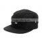 Wholesale high quality custom printing logo plastic buckle flat bill cotton 5 panel hat