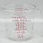 300ML 600ML STRONG TRANSPARENT PS MEASURING CUP