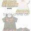 Japanese infant clothes manufacture high quality wholesale products cute baby tops tunic with skirt for girl kids wear