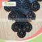 Widentextile hot selling different color available elegant PU collar lace