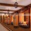 Interlocking hickory grain calcite + PVC flooring