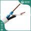 spiral power cable/2 core power cable/2 core shielded cable