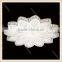 Factory Supply 2016 Hottest Design led ceiling flush, Lutos shape Crystal Ceiling Light For Villa for temple