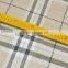 High quality British grid 100% linen fabric wholesale