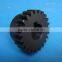 According to the figure processing heat-resistant black nylon gear