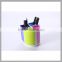 Colorful Many Shapes White Base Plastic Pen Stand