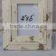 New design 6 inch solid wood white wash photo picture frame for promotion