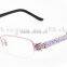 Half alloy frame hot selling optical eyeglasses for women