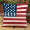 Pillow Cover No Filling Union US Flag Cushion Cover,Decorative Pillow Case Home Decor Product Black Linen Car Seat Pillowcase