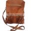 Handmade tan leather handbag moroccan wholesale SAMF001